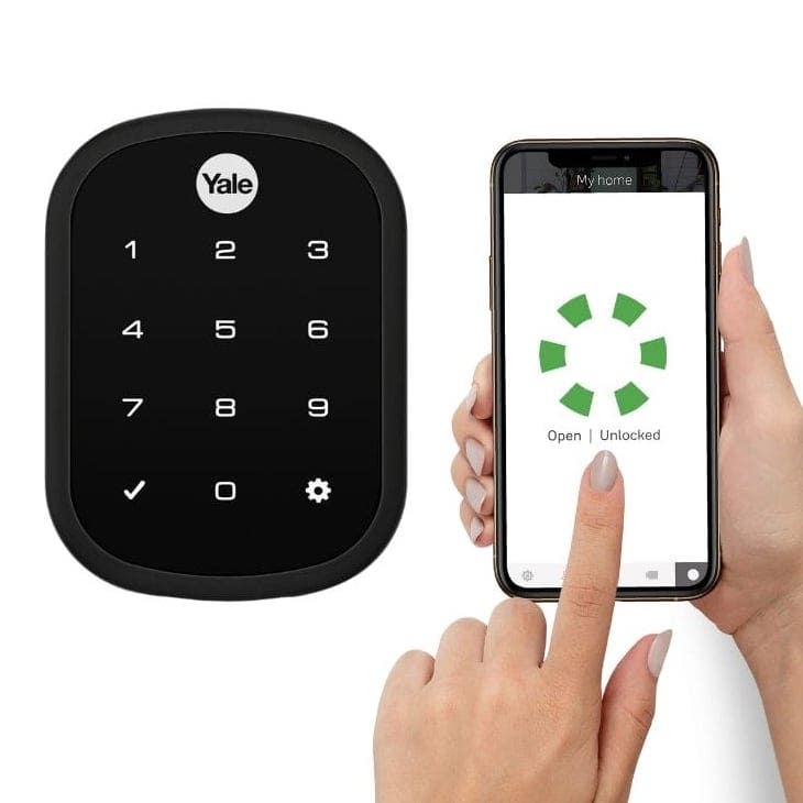 Yale Assure  SL Smart Deadbolt with Yale Home - Matte Black