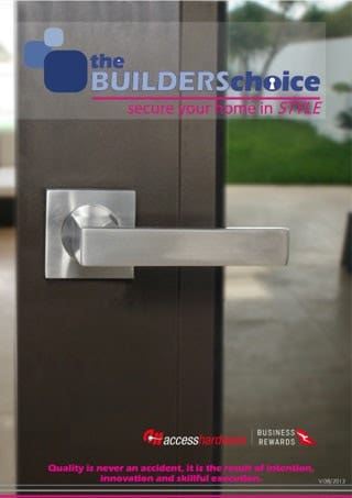 Builders Choice Brochure