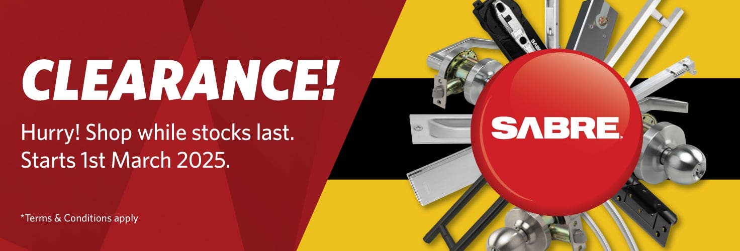 SABRE CLEARANCE. Hurry! Shop while stocks last.