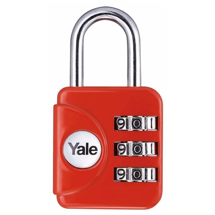 Yale YP1-28 Padlock 21mm Shackle Red (YP1/28/121/1R)