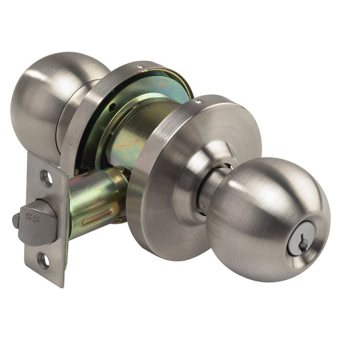 Sabre KK305 Key in Knob Institutional Set (Cylinder both sides) (SAB-KK305-70-SSS)