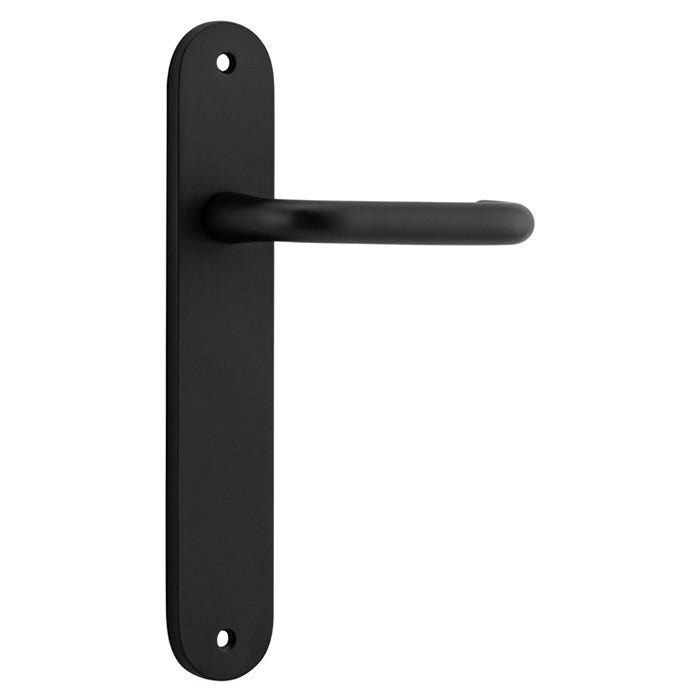 Tradco 12846 Oslo Lever on Oval Backplate - MB (12846)